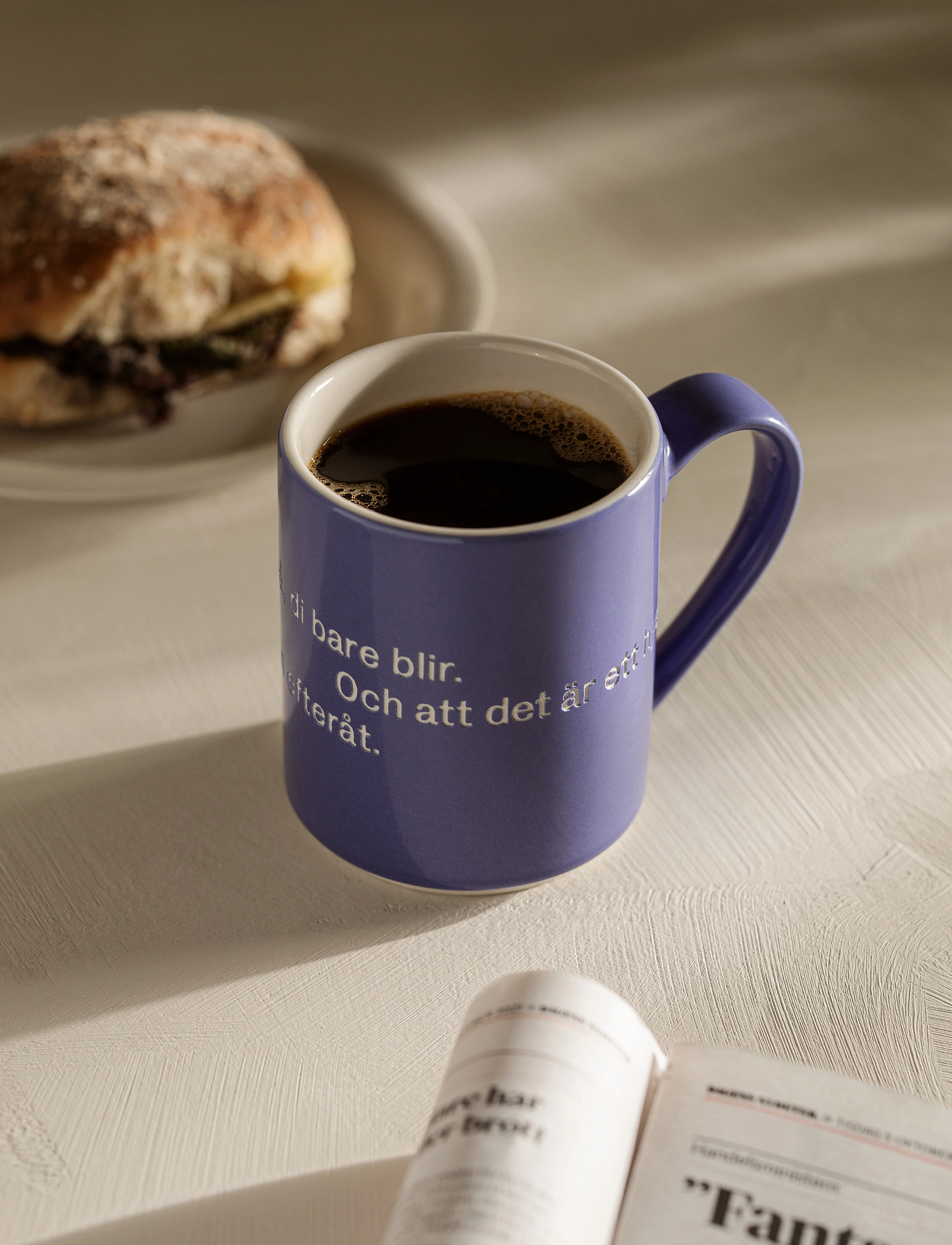 Design House Stockholm Astrid Lindgren Mug, 35 CL, Cups & Mugs, Blau - Coffee Cups, Homeware