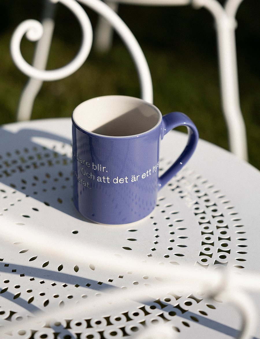 Design House Stockholm - Astrid Lindgren mug - kaffetassen - blue - 4