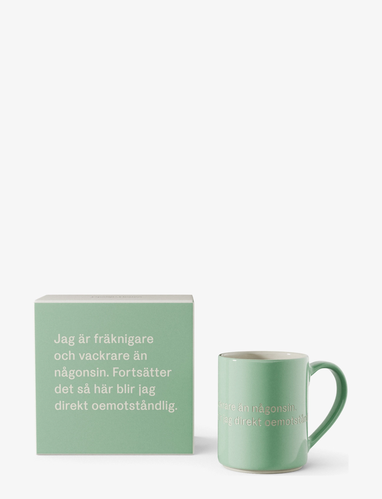 Design House Stockholm Astrid Lindgren Mug, Coffee Kop, Grøn, Str: 35 CL
