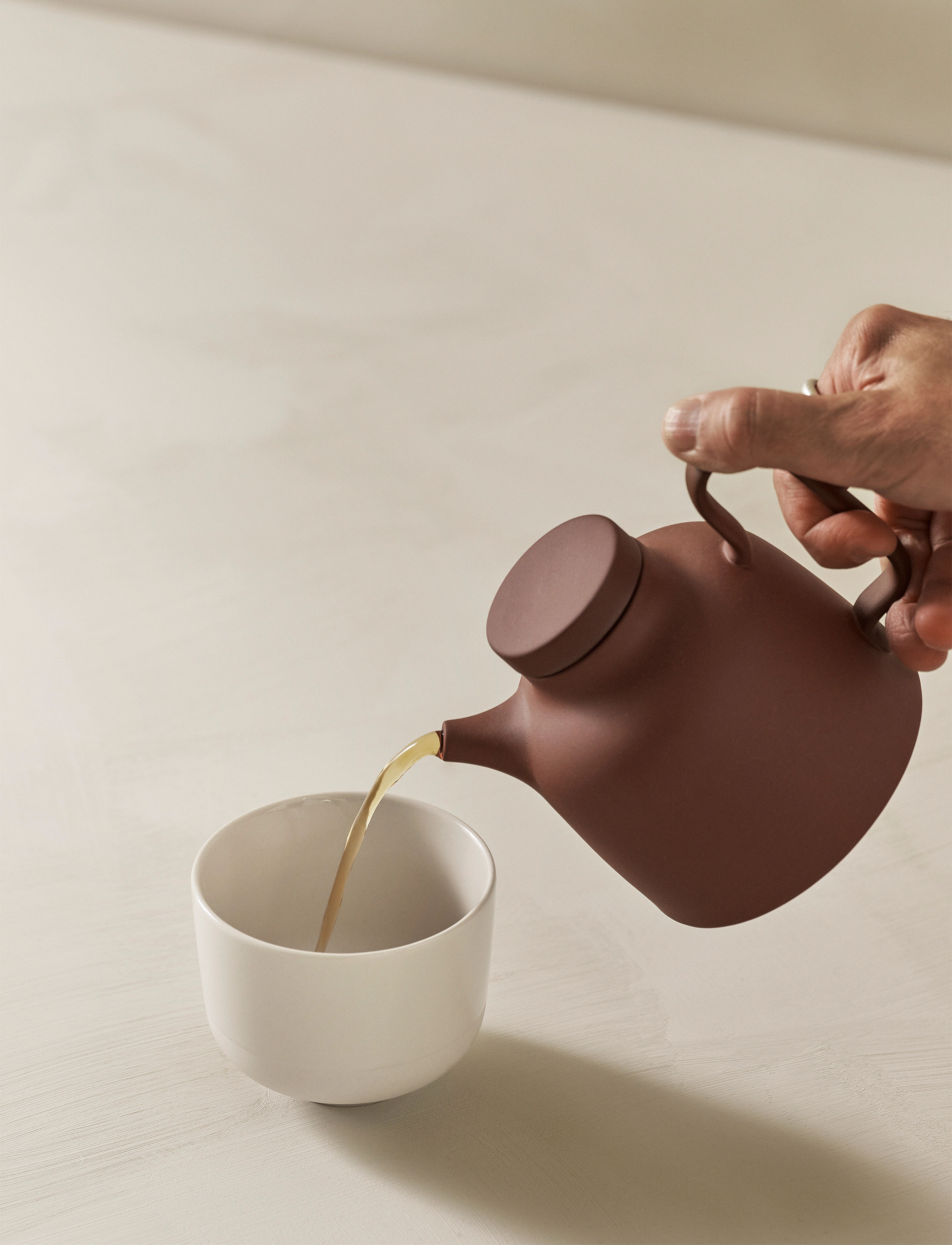 Design House Stockholm Sand Bowl/Cup, 35 CL, Cream, Skåle > Morgenmadsskåle, Unisex