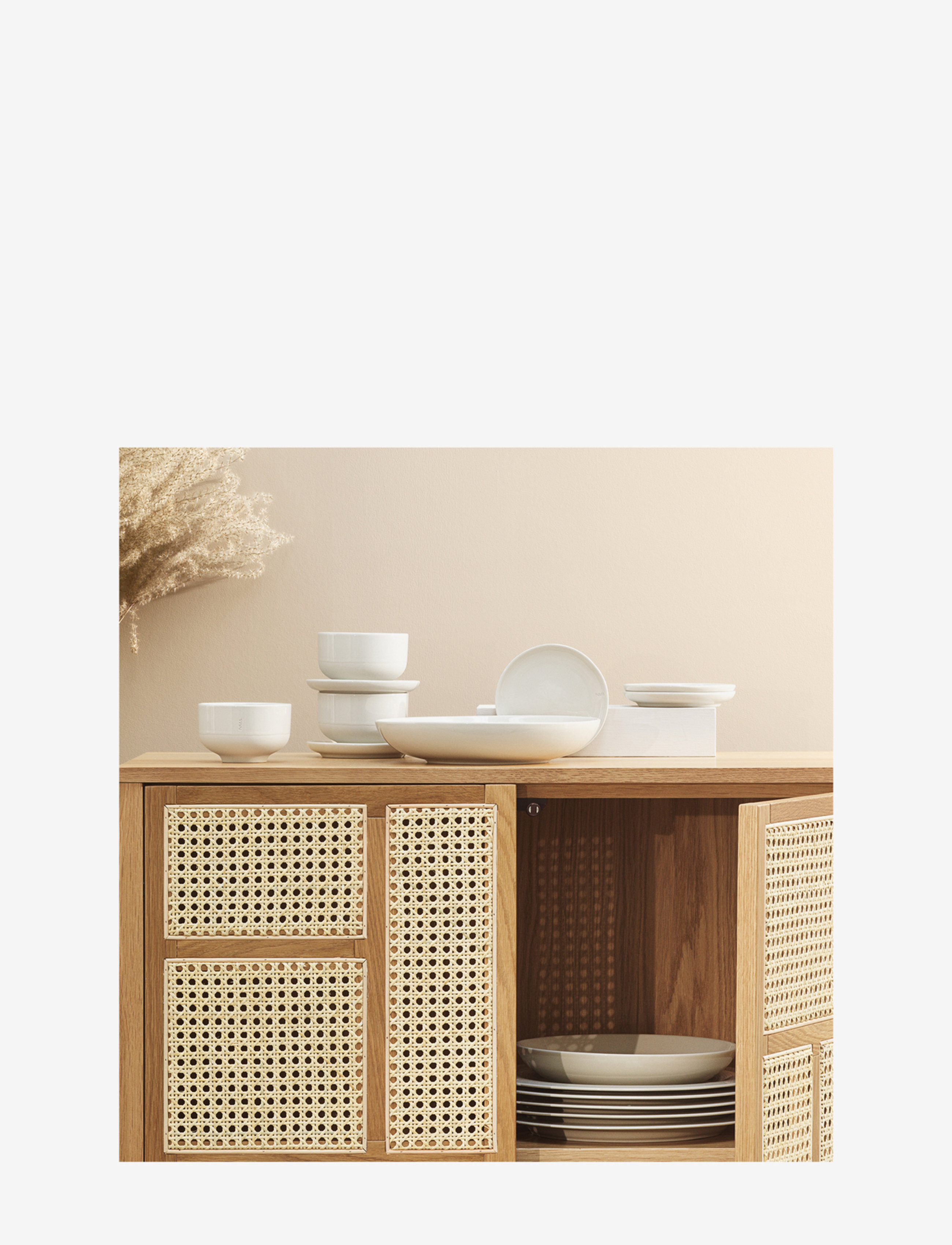 Design House Stockholm - Sand cup w. handle - kavos puodeliai - sand - 2