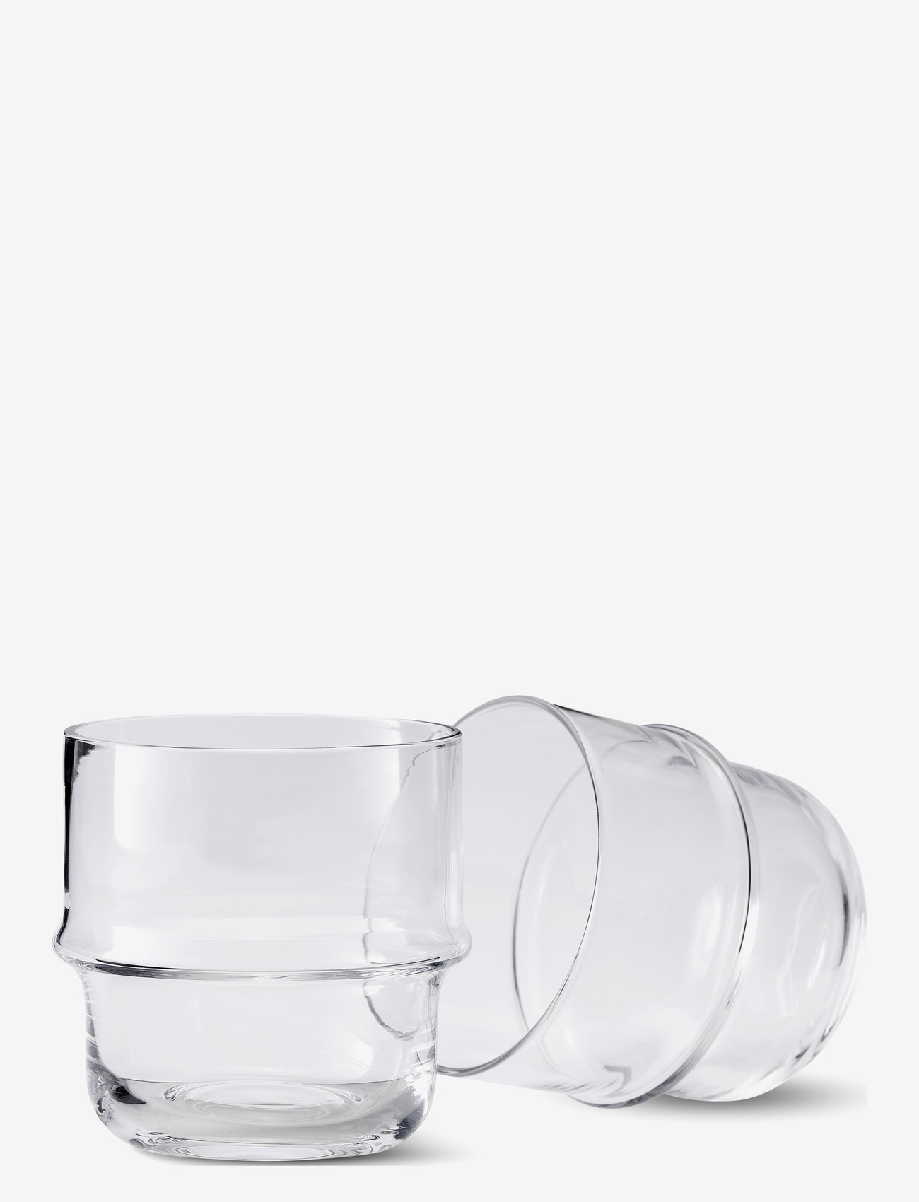 Design House Stockholm - Unda Glas 2 pack - drinking glasses & tumblers - clear - 0
