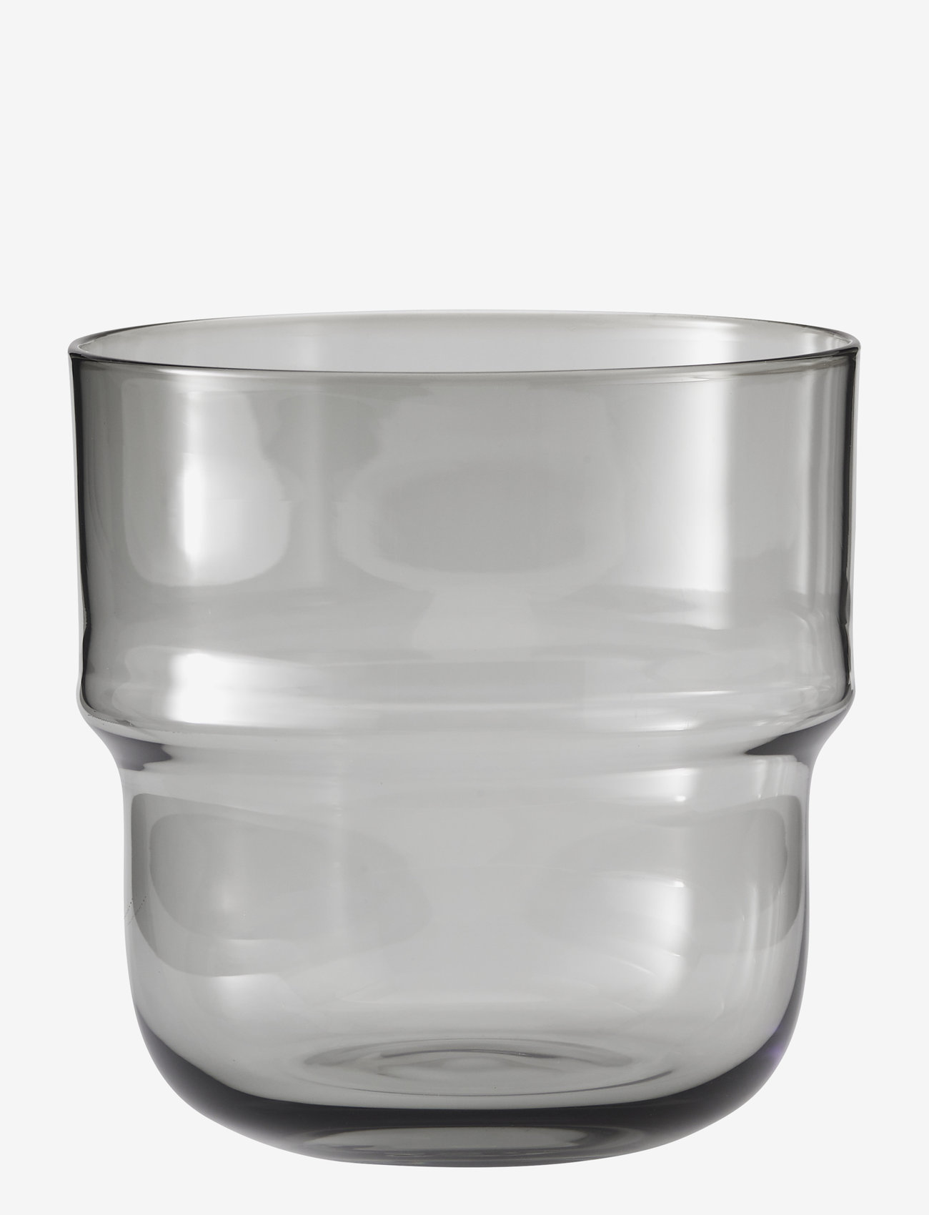Design House Stockholm - Unda Glas 2 pack - drinking glasses & tumblers - grey - 2