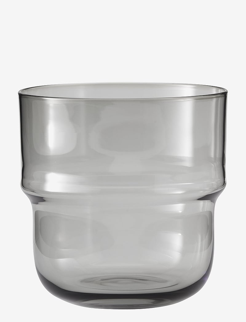 Design House Stockholm - Unda Glas 2 pack - drinking glasses & tumblers - grey - 2