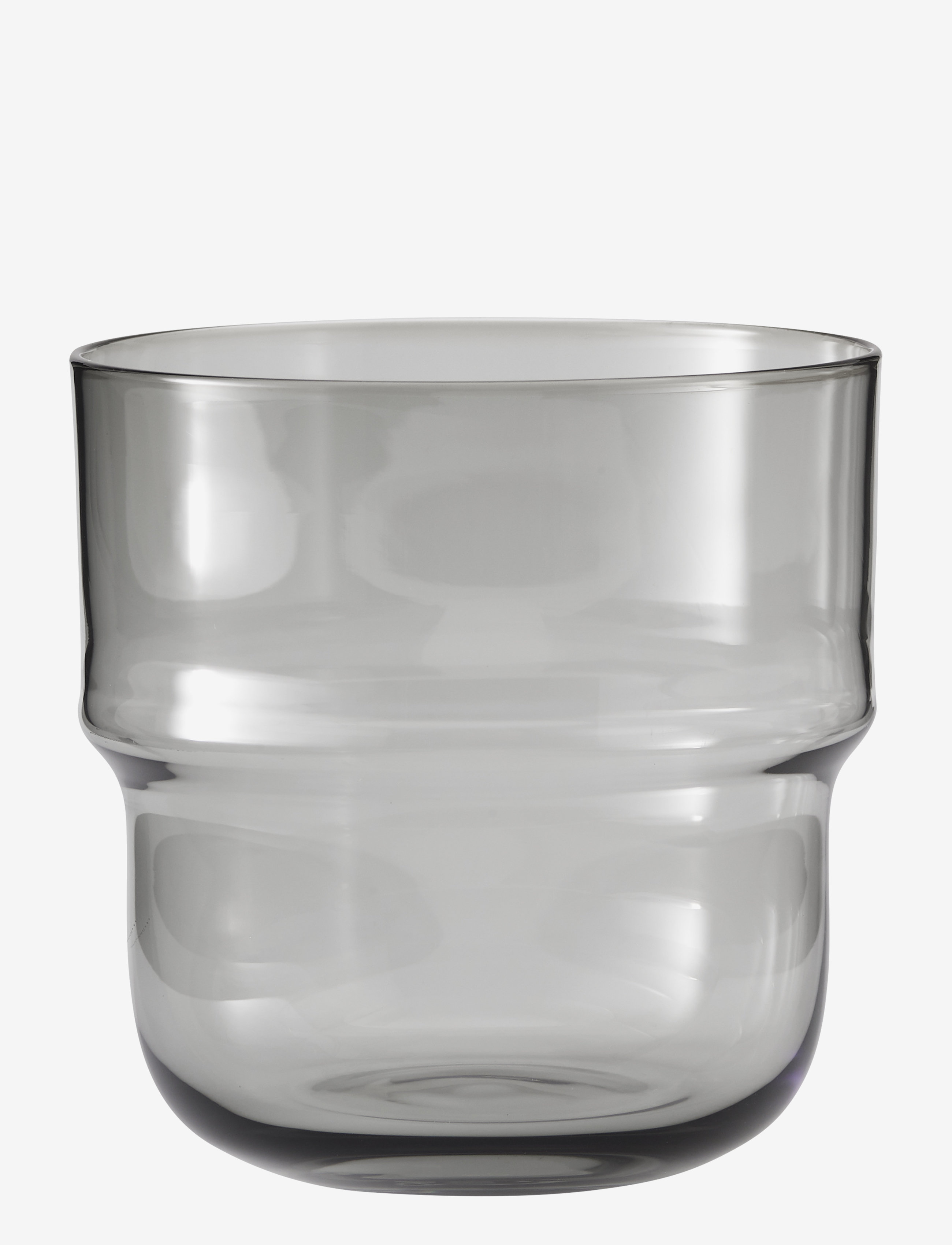 Design House Stockholm - Unda Glas 2 pack - trinkgläser - grey - 2