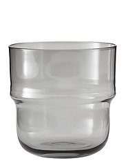 Design House Stockholm - Unda Glas 2 pack - drinking glasses & tumblers - grey - 3