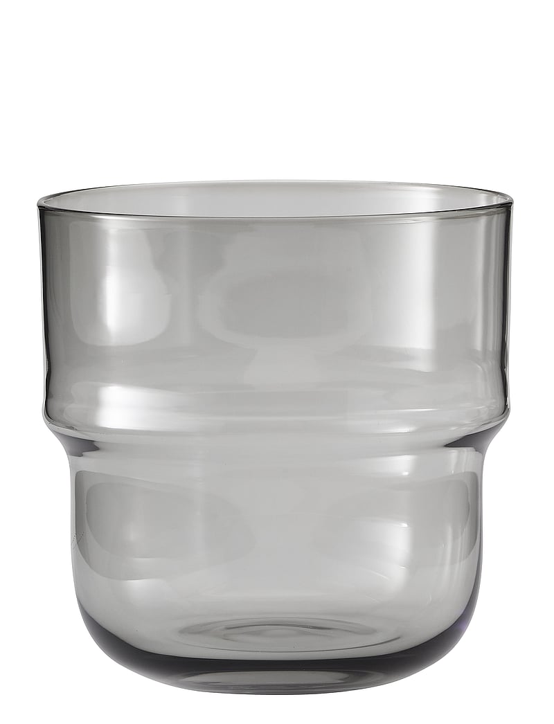 Design House Stockholm - Unda Glas 2 pack - drinking glasses & tumblers - grey - 0