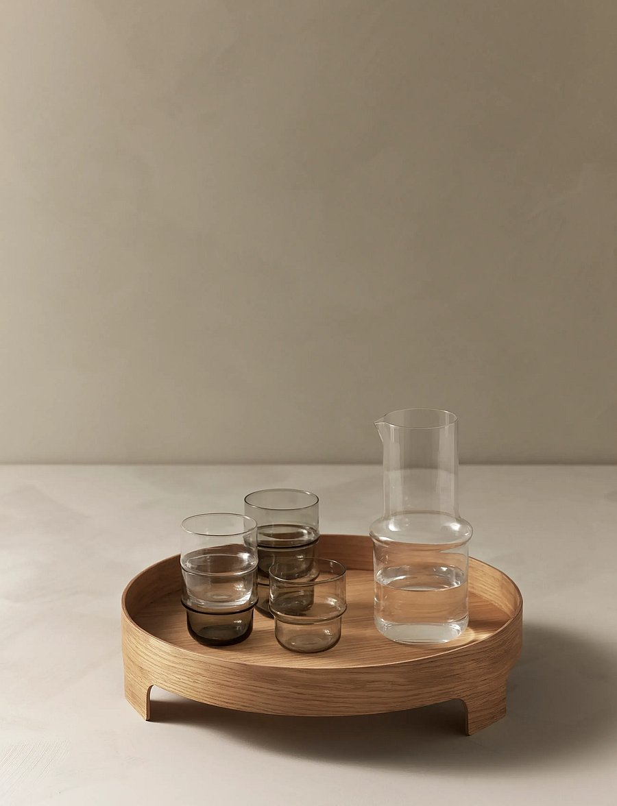 Design House Stockholm - Unda Glas 2 pack - trinkgläser - grey - 5