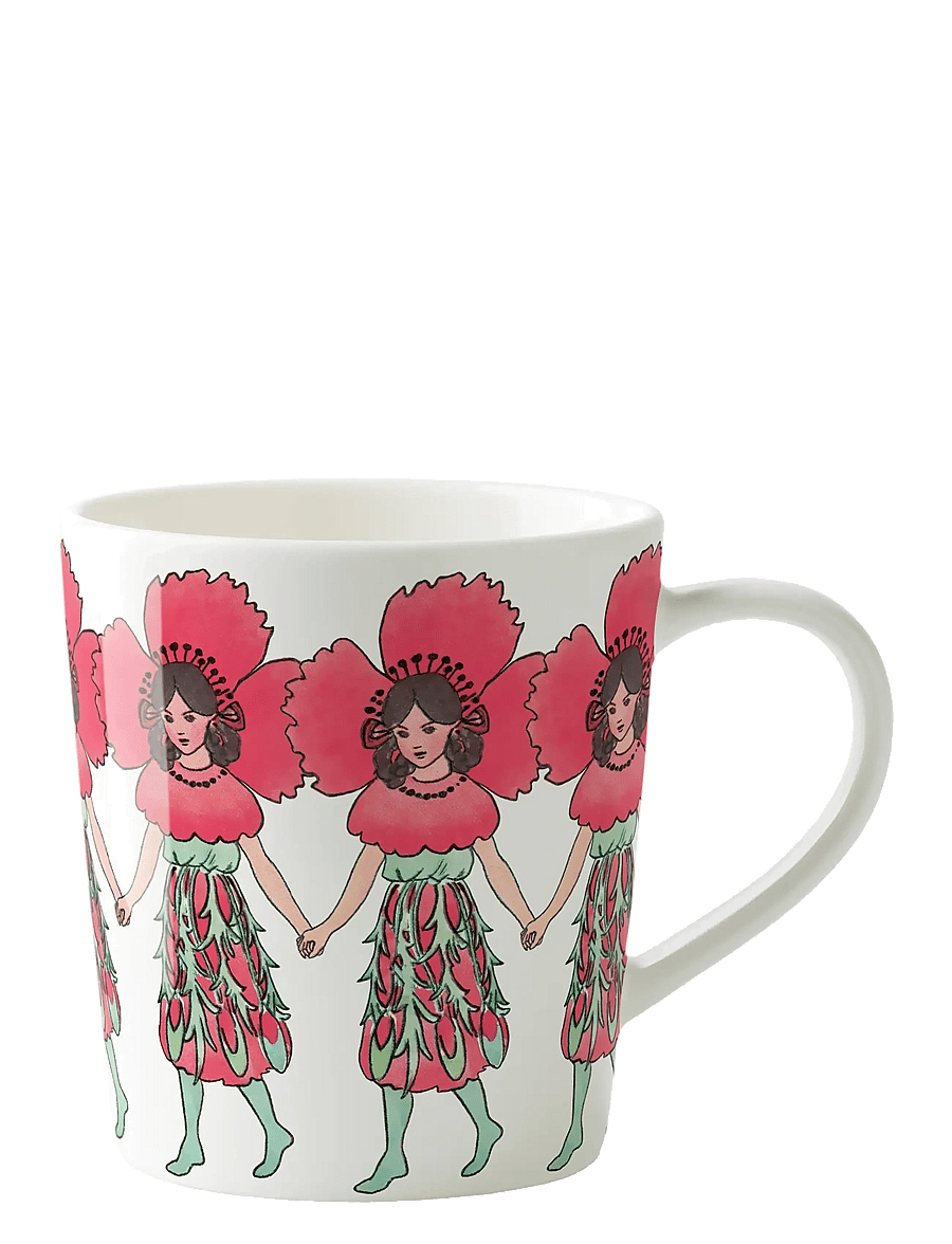 Design House Stockholm - Poppy Mug with handle - kavos puodeliai - multi - 1