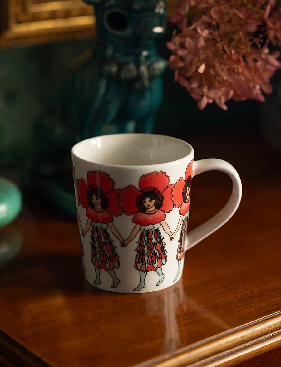 Design House Stockholm - Poppy Mug with handle - kavos puodeliai - multi - 3