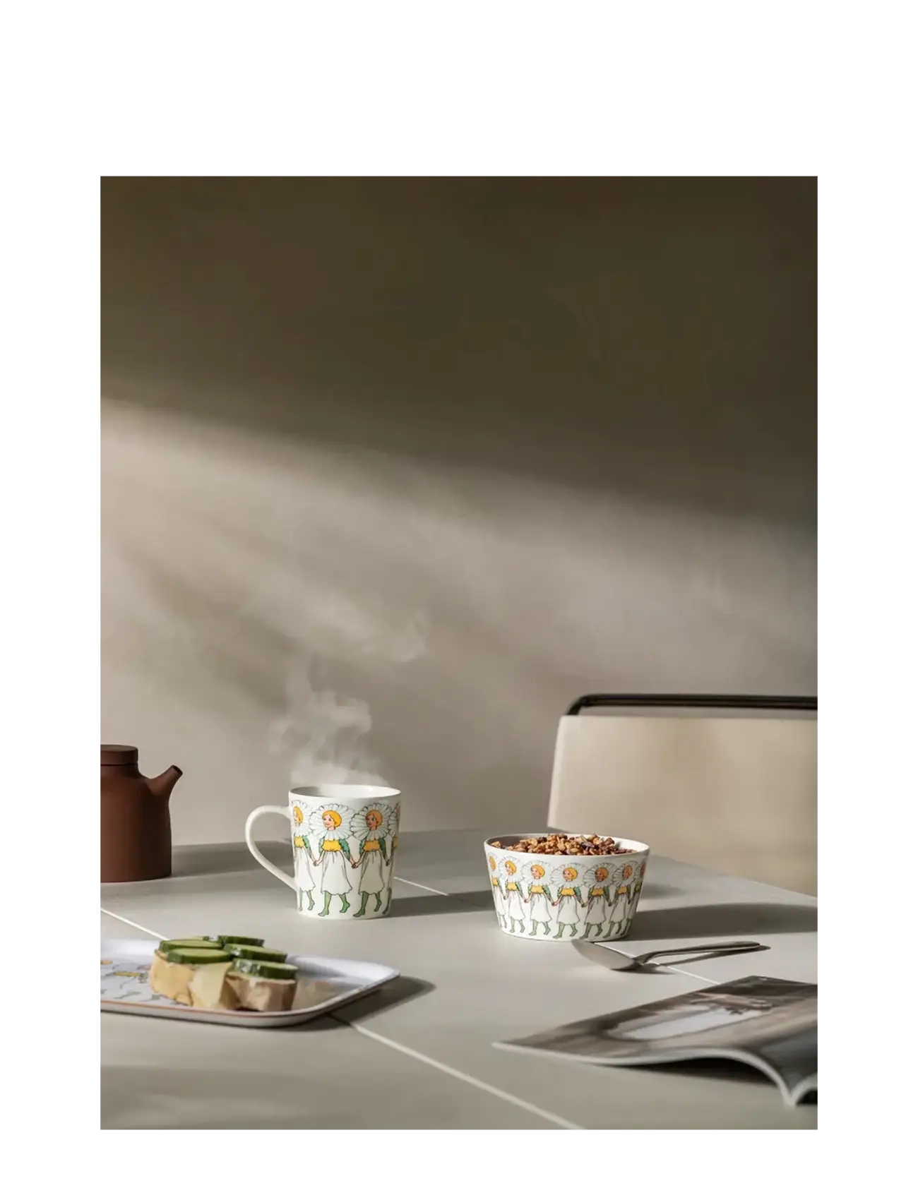 Design House Stockholm - Marguerite Mug with handle - tējas krūzes - multi - 2