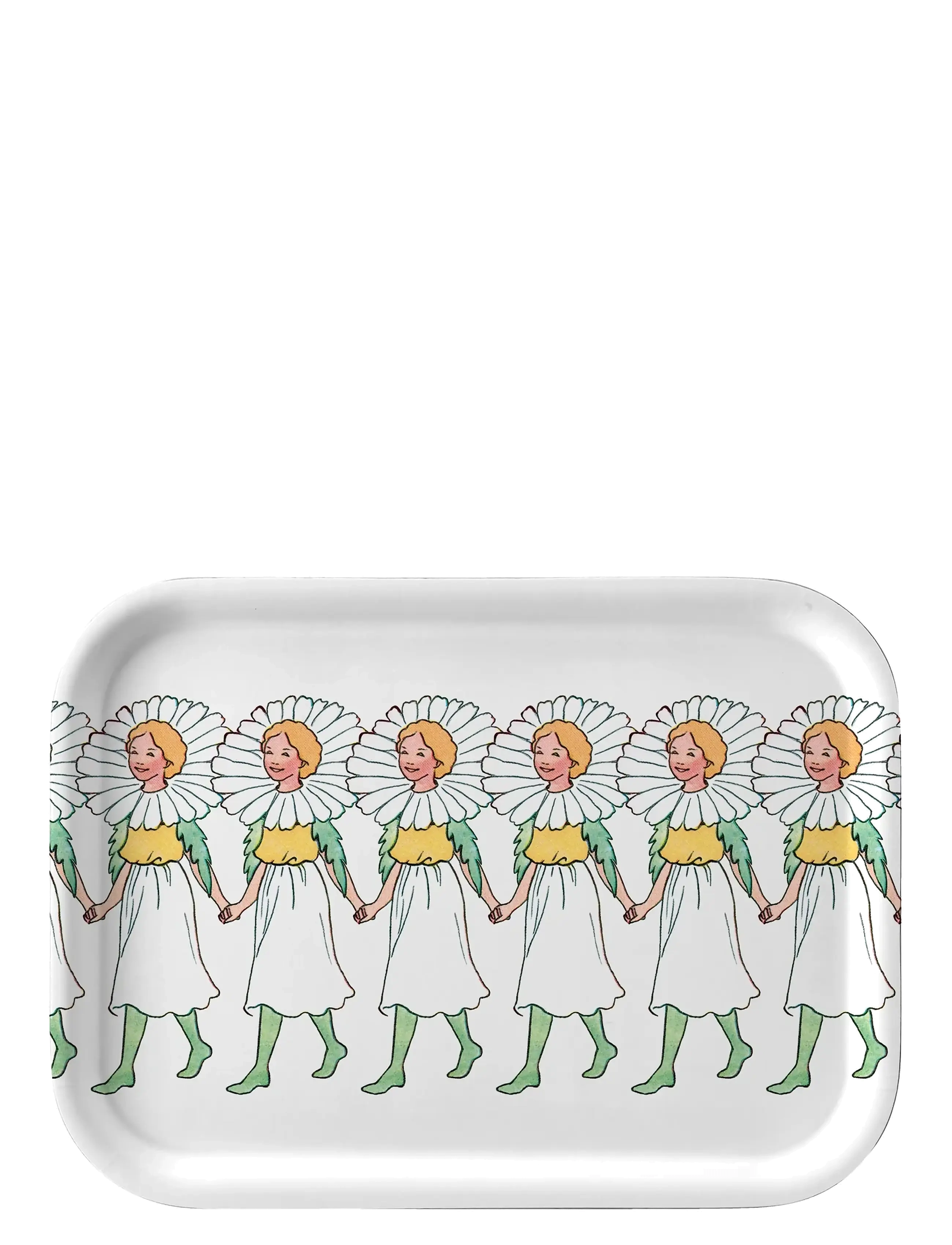 Design House Stockholm Marguerite Tray, Bakke, Hvid, Str: 20X27CM