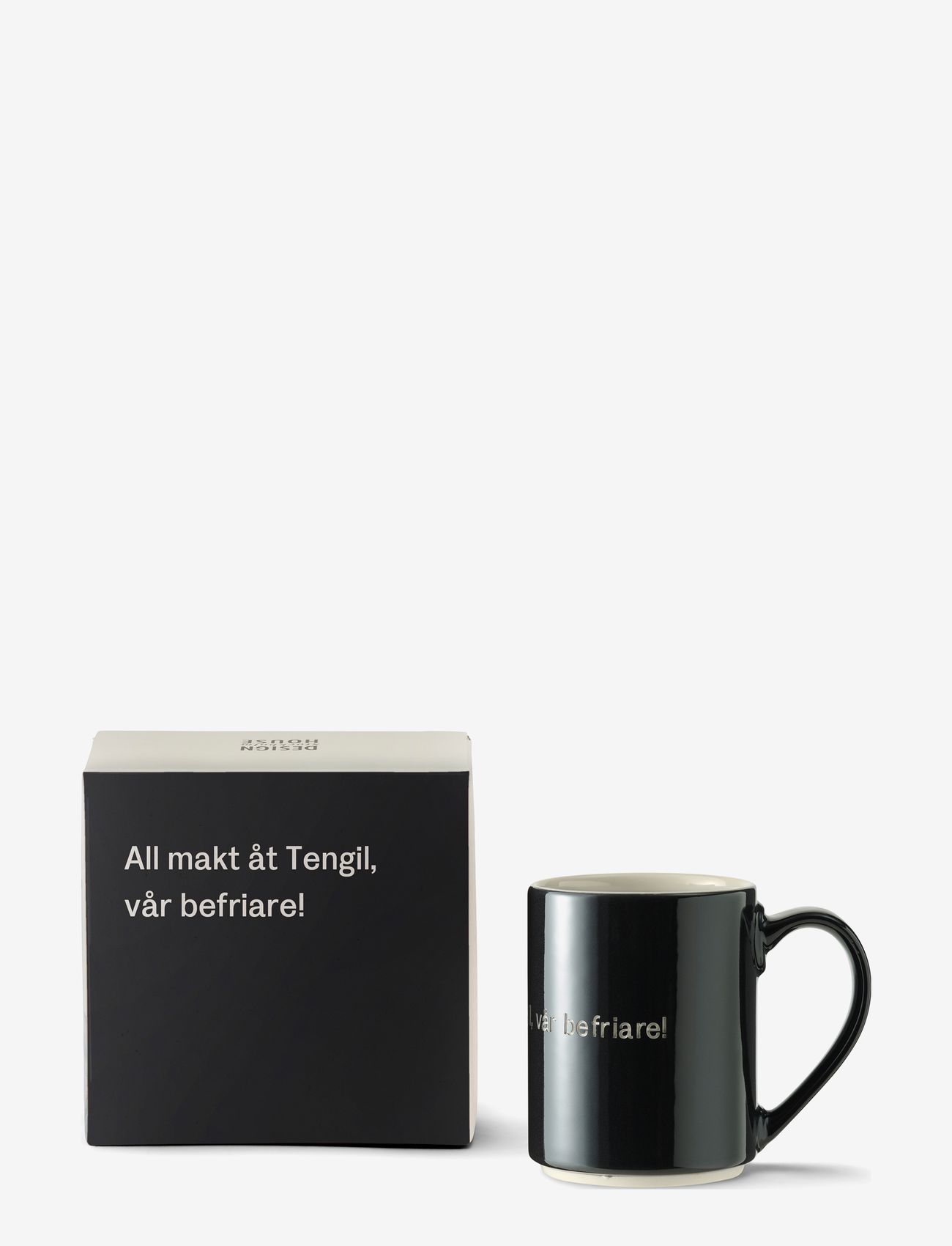 Design House Stockholm - Astrid Lindgren mug - laveste priser - black - 0