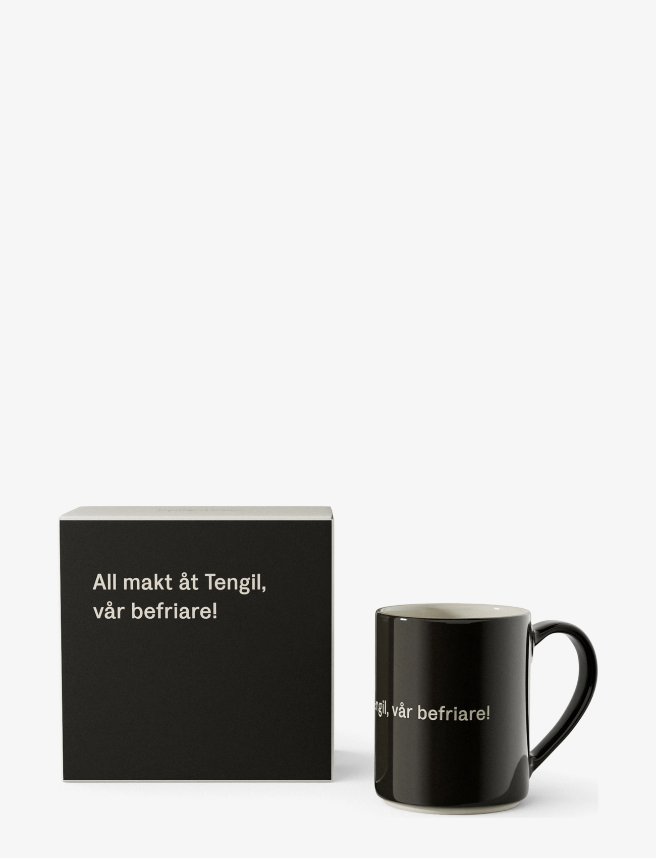 Design House Stockholm Astrid Lindgren mug - Design House Stockholm - BLACK / black