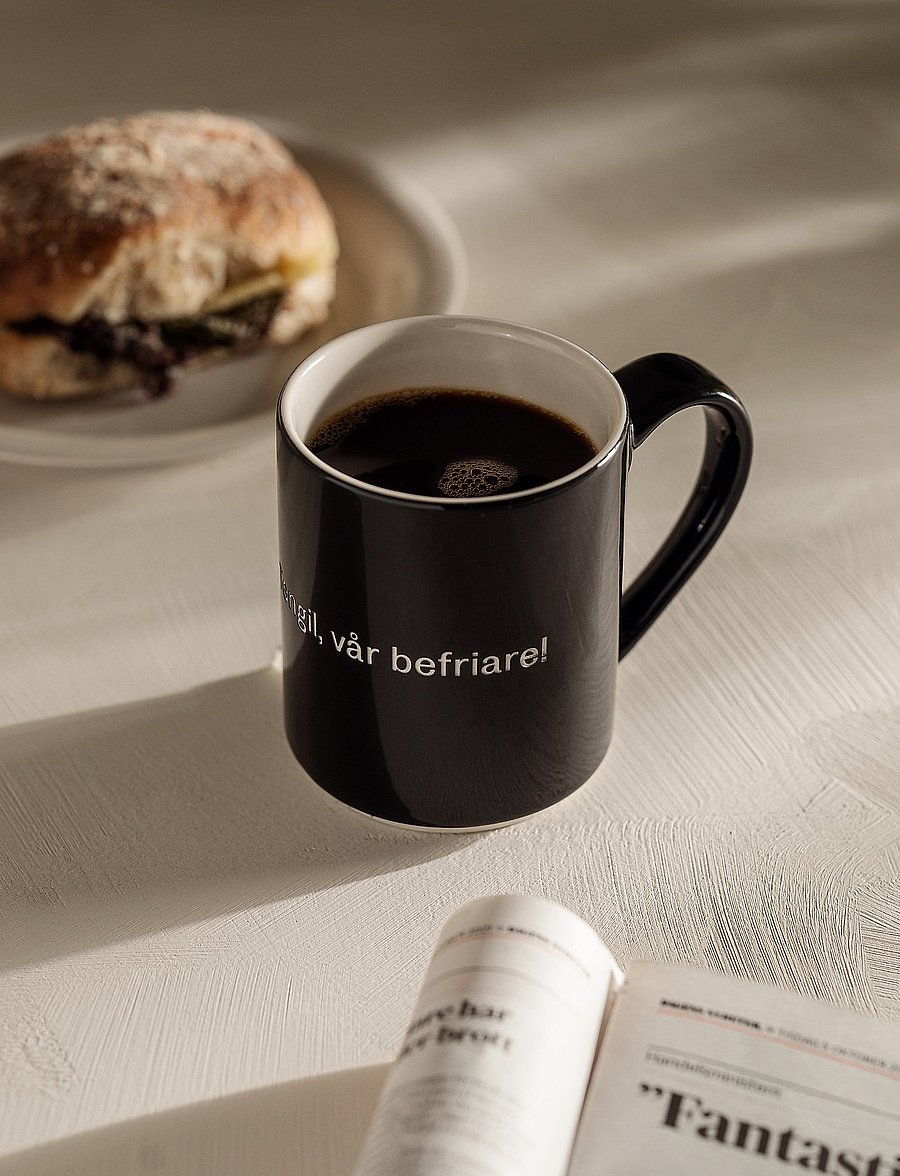 Design House Stockholm - Astrid Lindgren mug - kaffetassen - black - 0