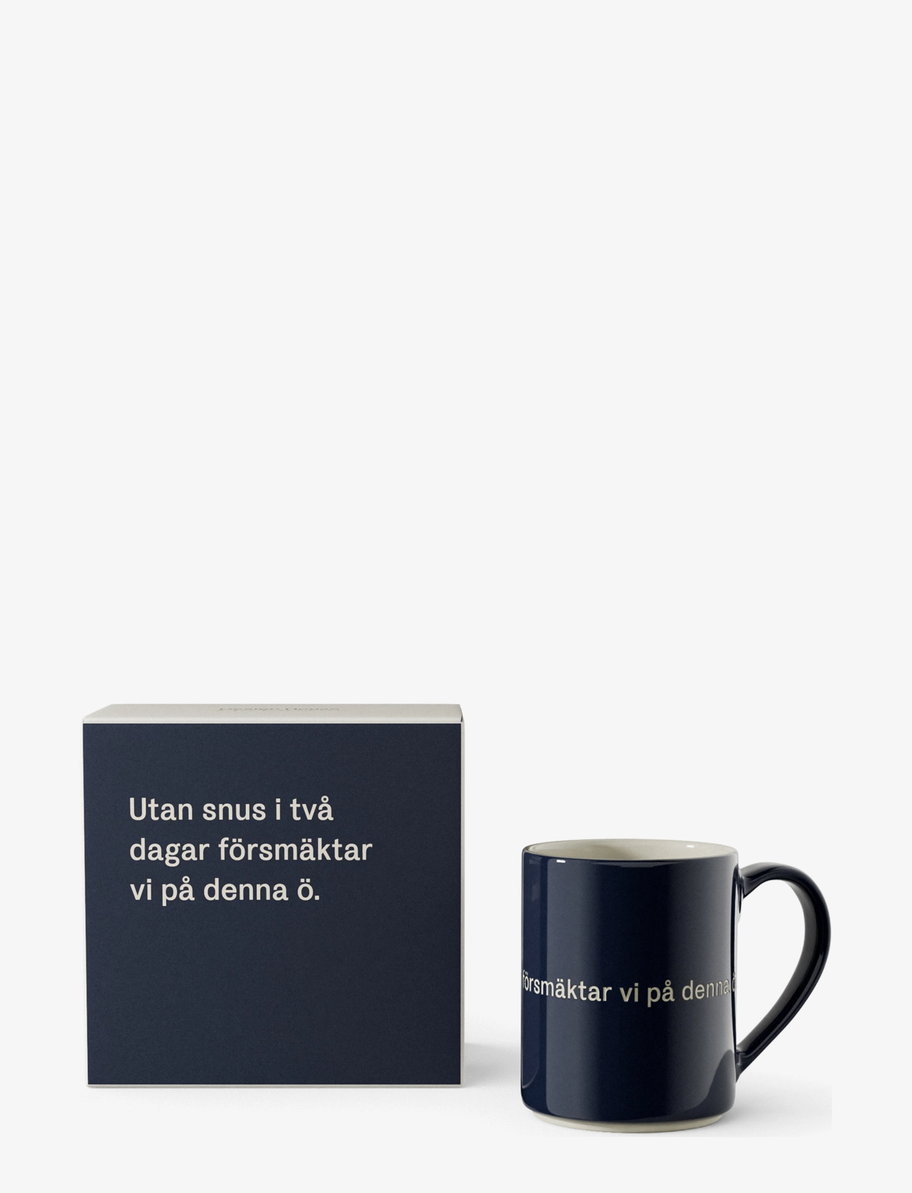 Design House Stockholm Astrid Lindgren mug - Kaffekoppar - NAVY / blue