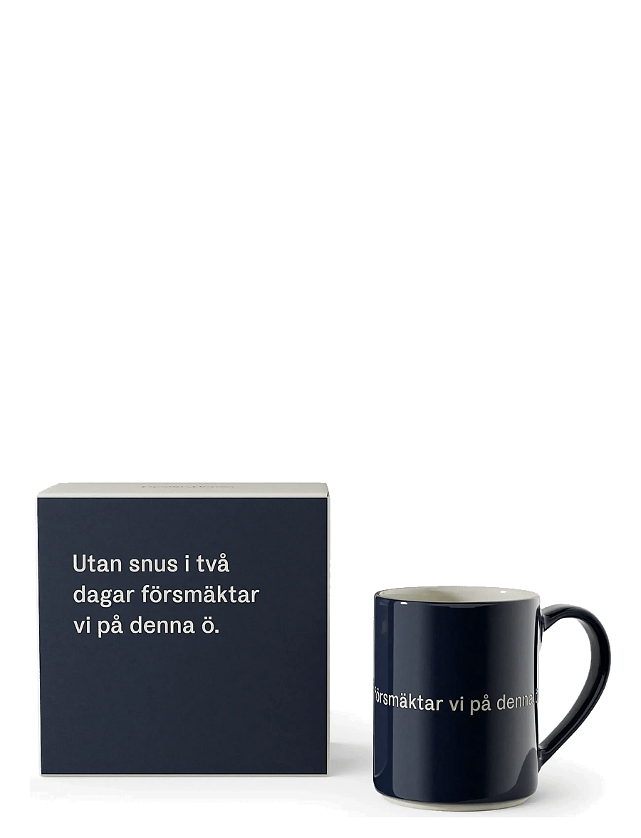 Design House Stockholm - Astrid Lindgren mug - kaffetassen - navy - 1