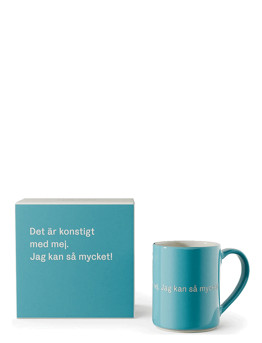 Design House Stockholm - Astrid Lindgren mug - kaffetassen - blue - 1