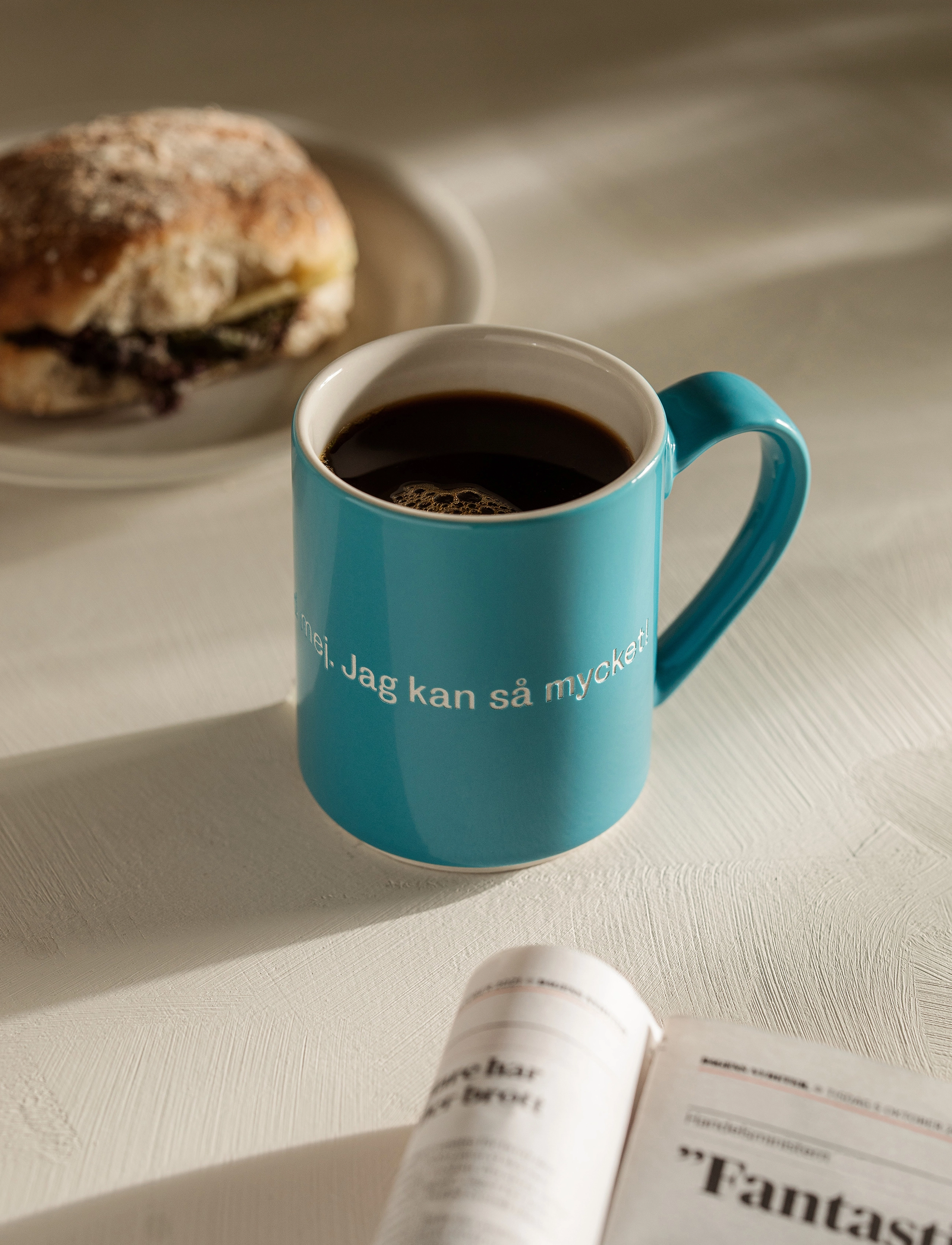 Design House Stockholm Astrid Lindgren Mug, 35 CL, Cups & Mugs, Blau - Coffee Cups, Homeware