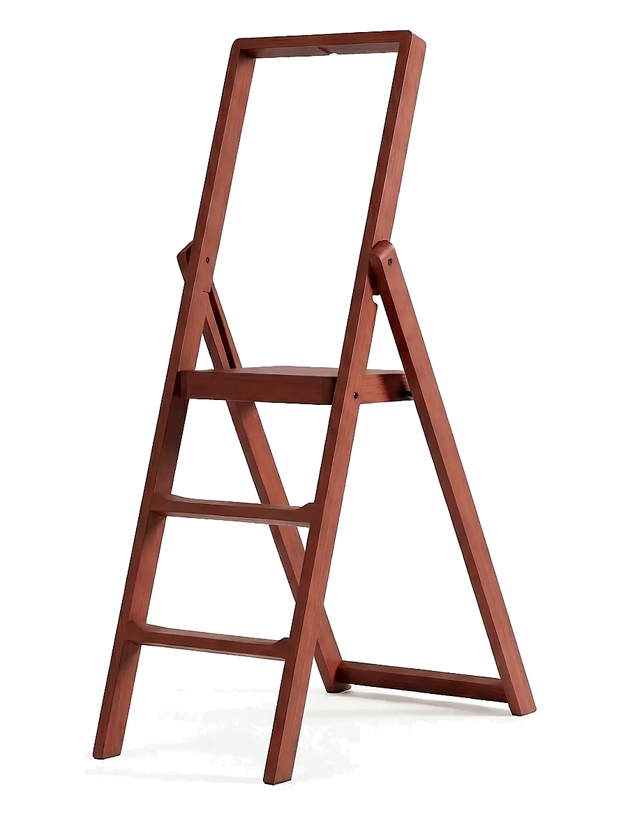 Design House Stockholm - Step Stepladder - hocker & bänke - red - 1