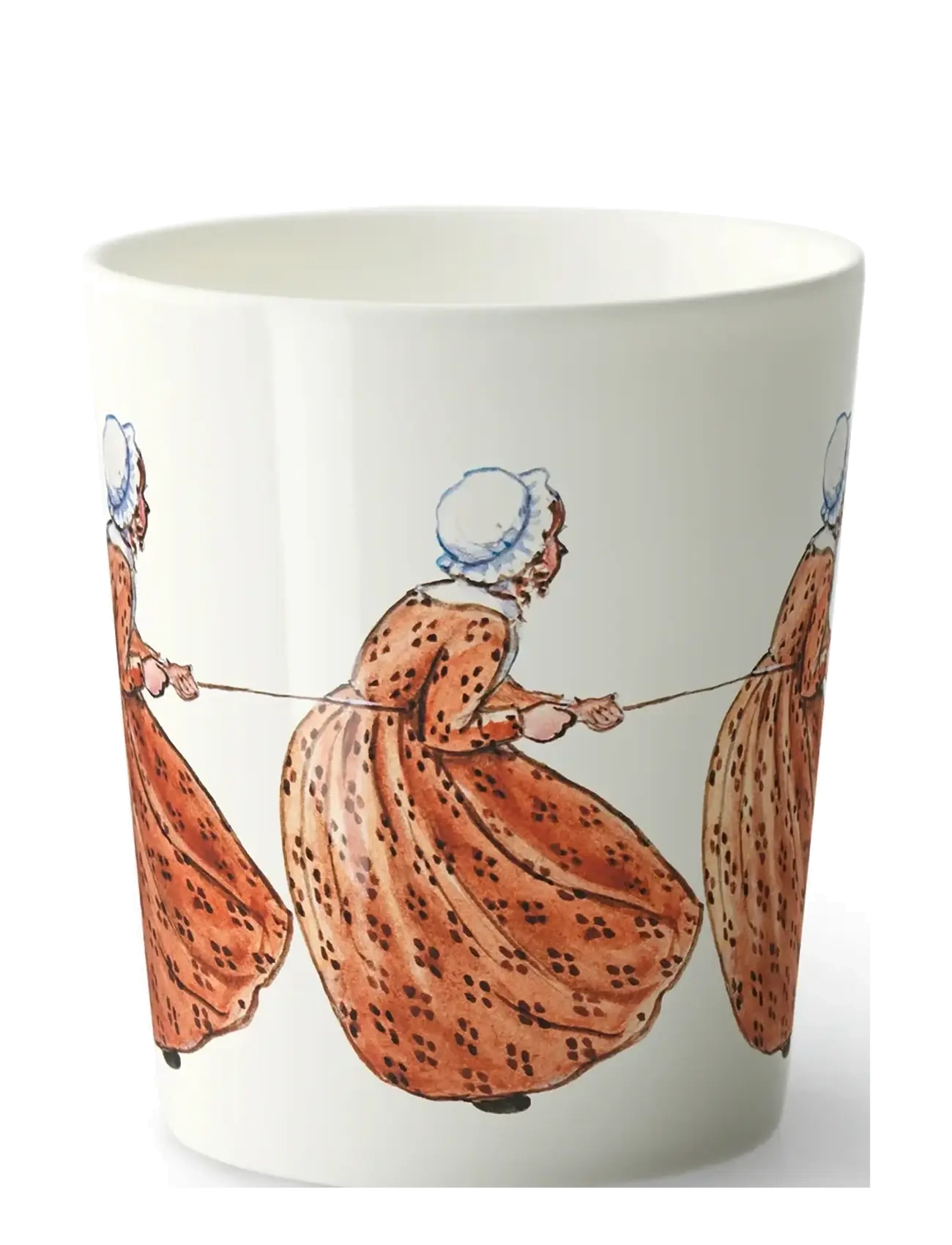 Design House Stockholm Aunt Brown Mug, Coffee Kop, Creme, Str: 28 CL