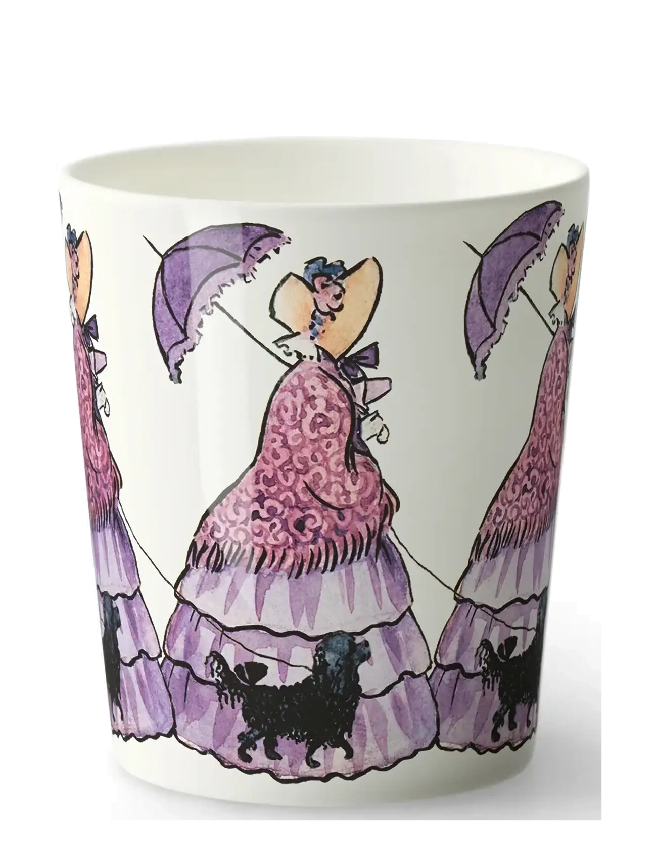Design House Stockholm Aunt Lavender Mug, Coffee Kop, Multi/mønstret, Str: 28 CL