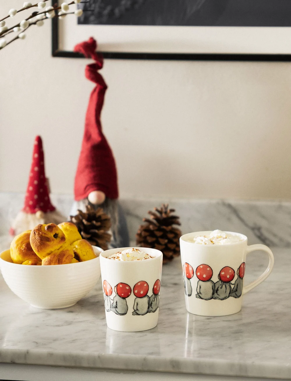 Design House Stockholm - Children of the Forest Mug - kafijas krūzes - white - 2
