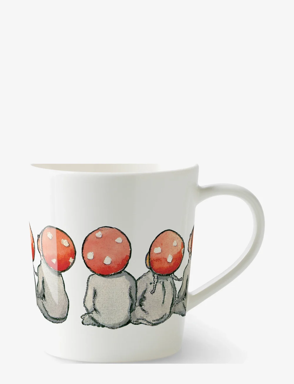 Design House Stockholm - Children of the Forest Mug with handle - juleservice - white - 0