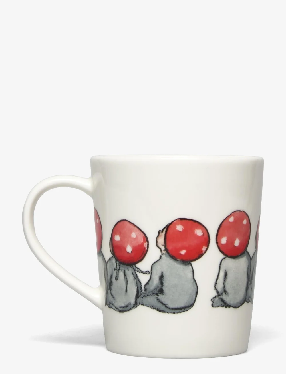 Design House Stockholm - Children of the Forest Mug with handle - juleservice - white - 1