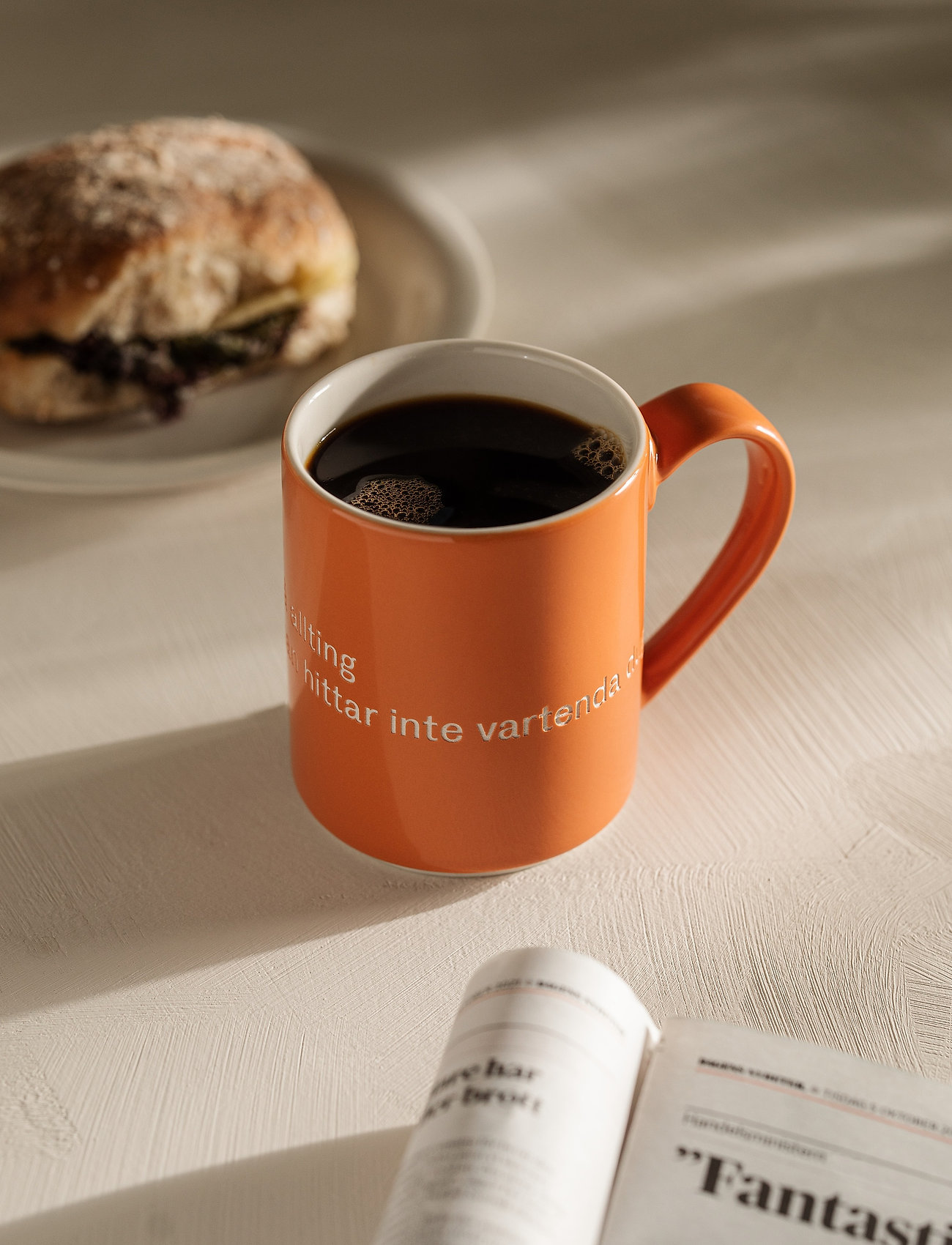Design House Stockholm Astrid Lindgren Mug, 35 CL, Cups & Mugs, Orange - Coffee Cups, Homeware