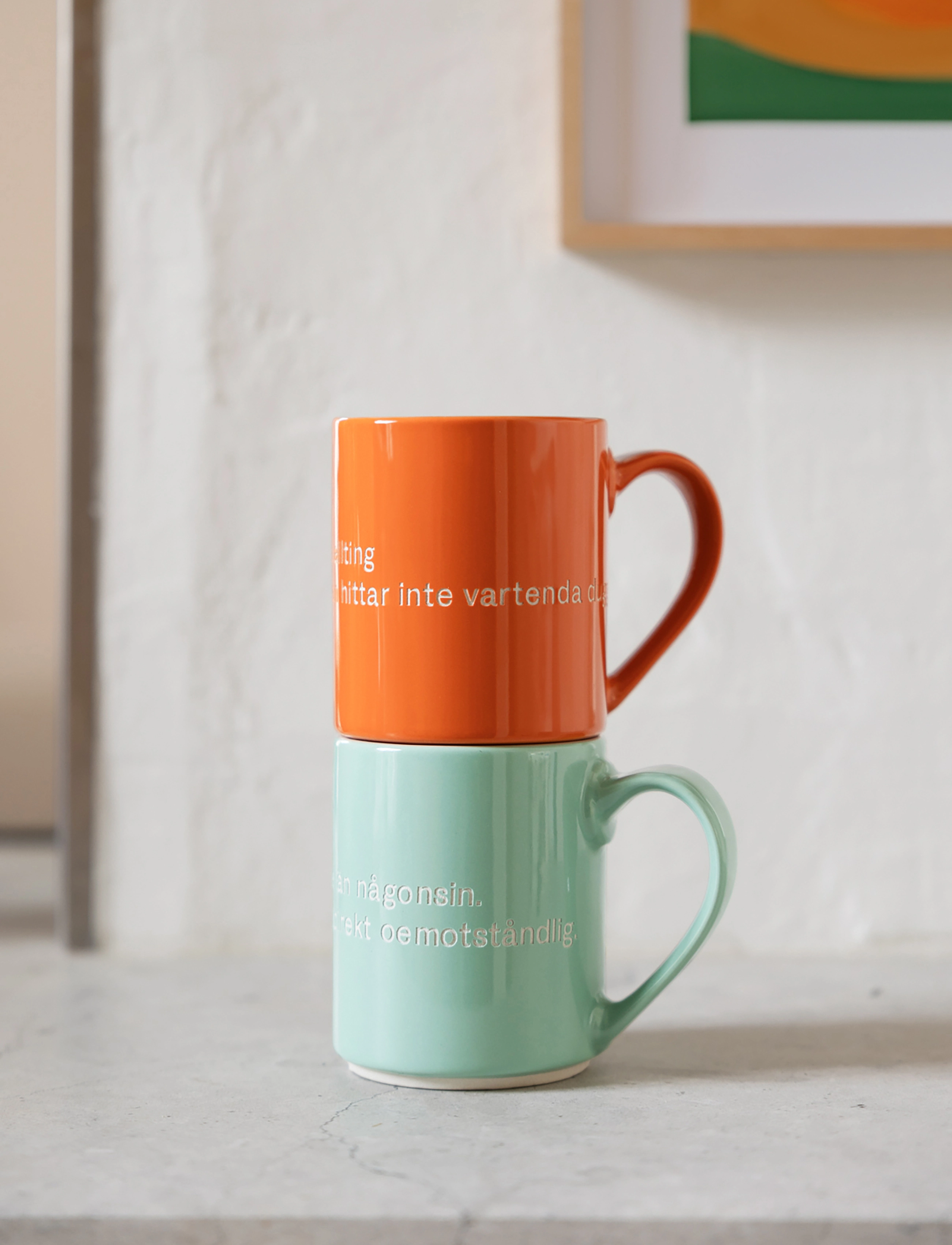 Design House Stockholm - Astrid Lindgren mug - kaffekopper - orange - 5