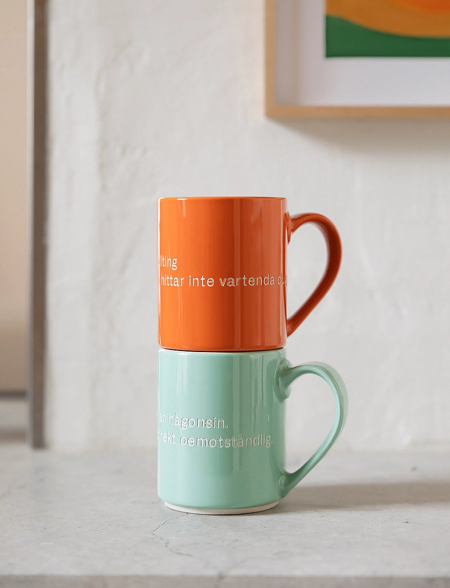 Design House Stockholm - Astrid Lindgren mug - kaffetassen - orange - 5