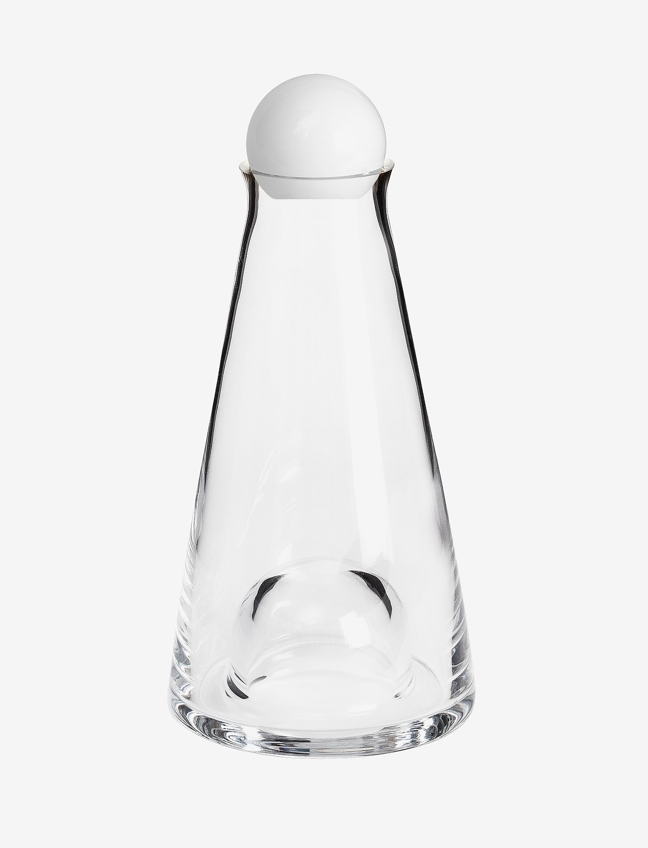 Design House Stockholm - Fia Carafe Mini - bottles, pourers & drizzlers - clear/white - 0