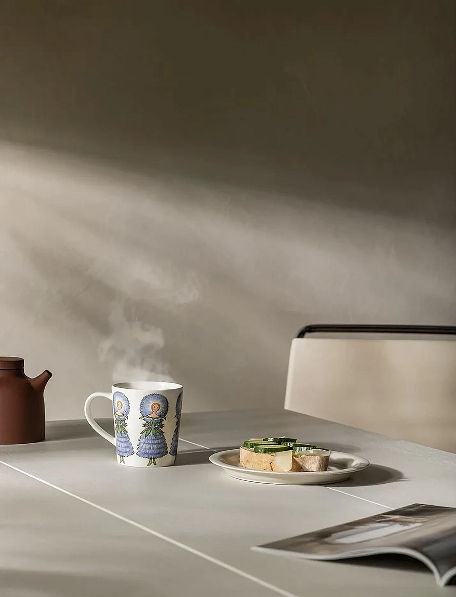 Design House Stockholm - Mrs Aster Mug with handle - kavos puodeliai - multi - 3