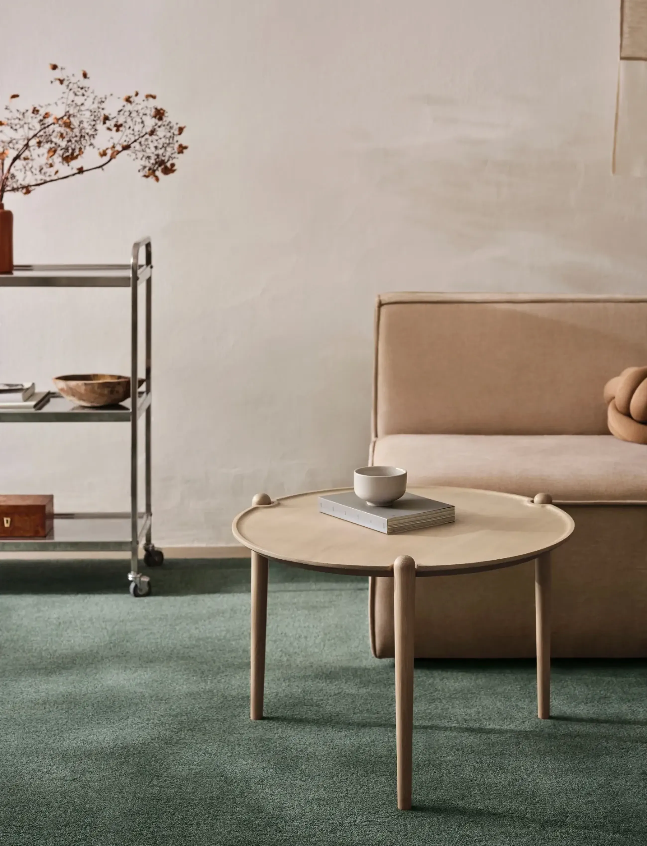 Design House Stockholm - Aria Table High - sānu galdiņi un mazie galdiņi - light oak - 3
