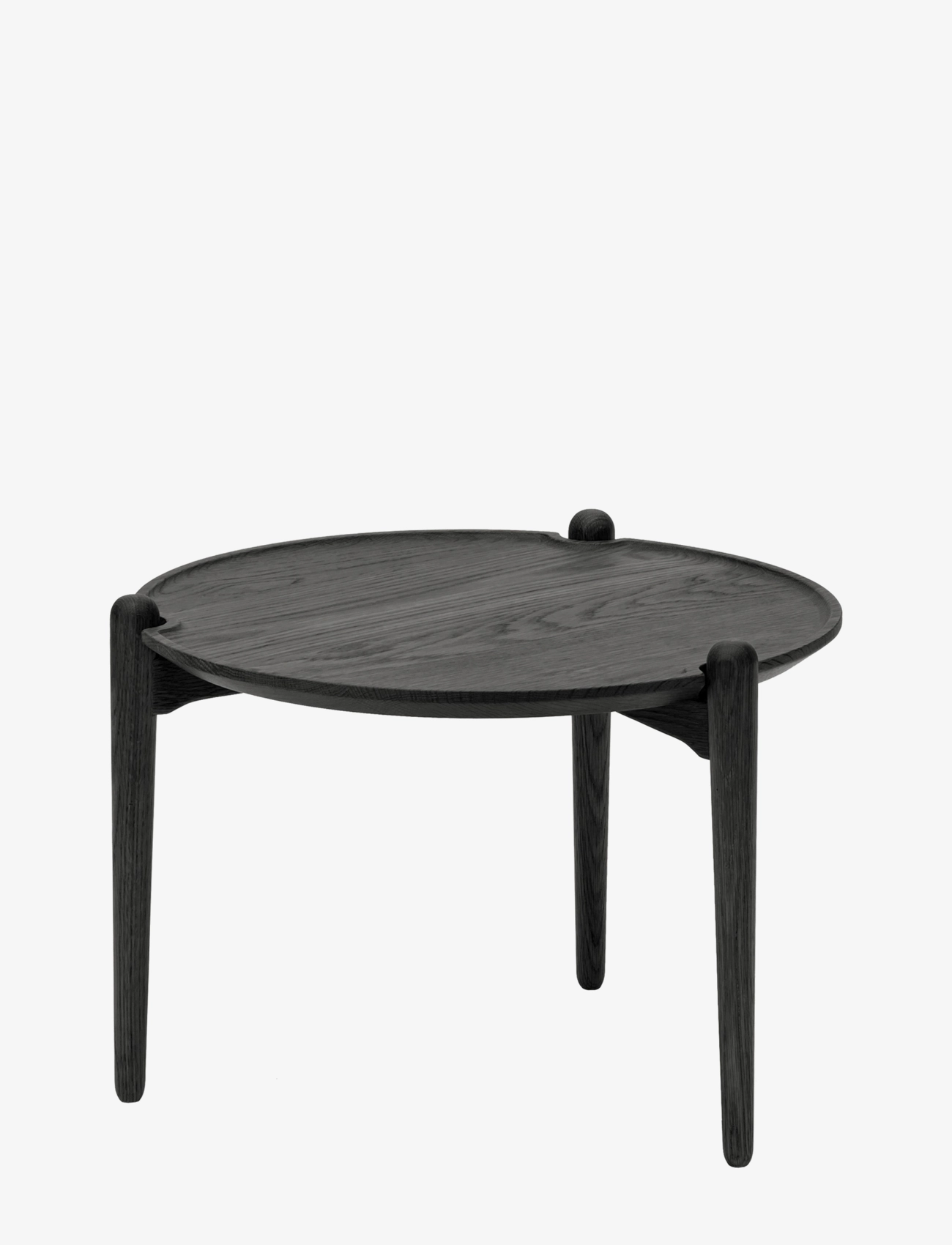 Design House Stockholm Aria Table Low, Sidebord og lille bord, Sort, Str: ONE SIZE
