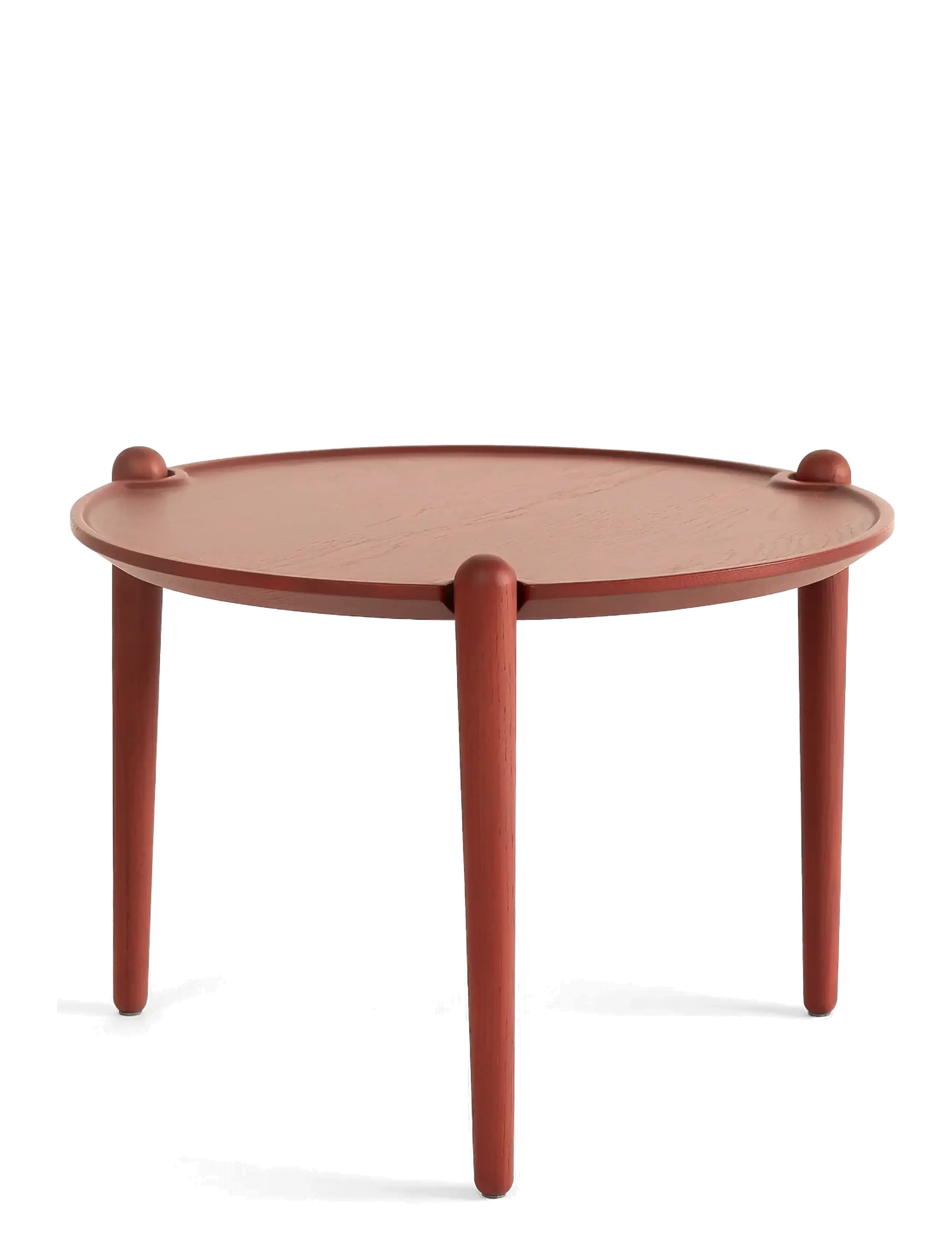 Design House Stockholm Aria Table Low, Sofabord, Rød, Str: 37X50X4.2CM