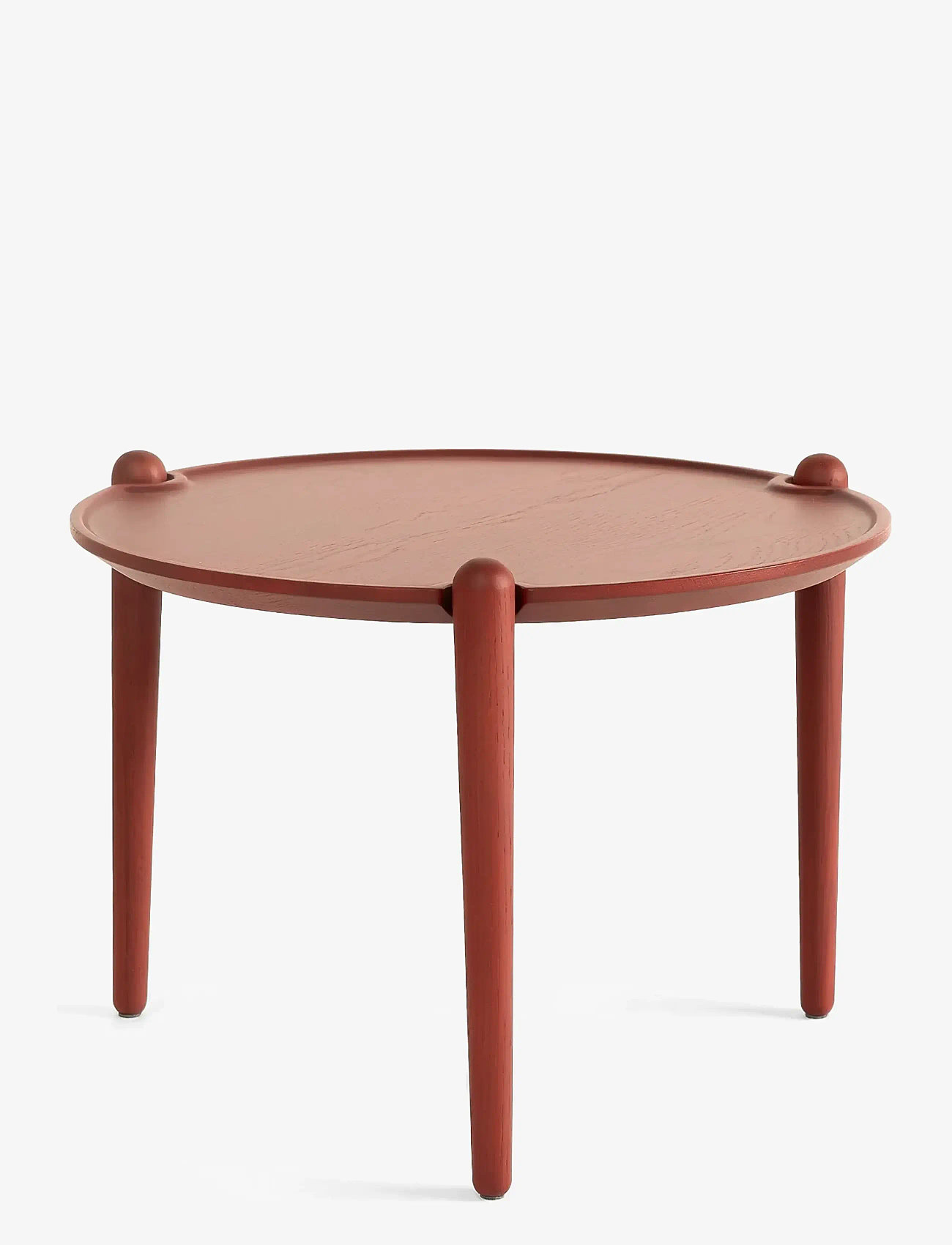 Design House Stockholm - Aria Table Low - sidobord & småbord - red - 1