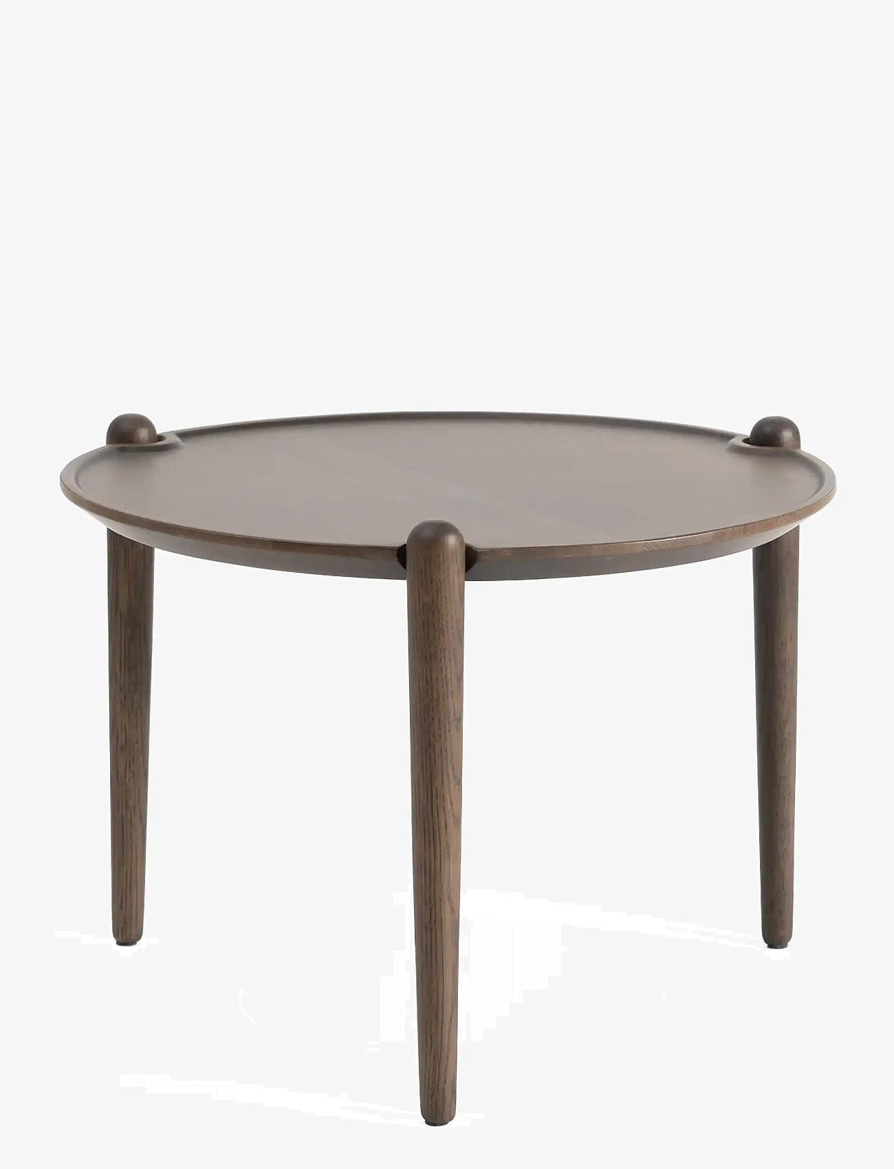 Design House Stockholm - Aria Table Low - beistelltische & kleine tische - dark oak - 0
