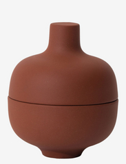 Design House Stockholm - Sand Small Bowl w Lid - laveste priser - red - 0