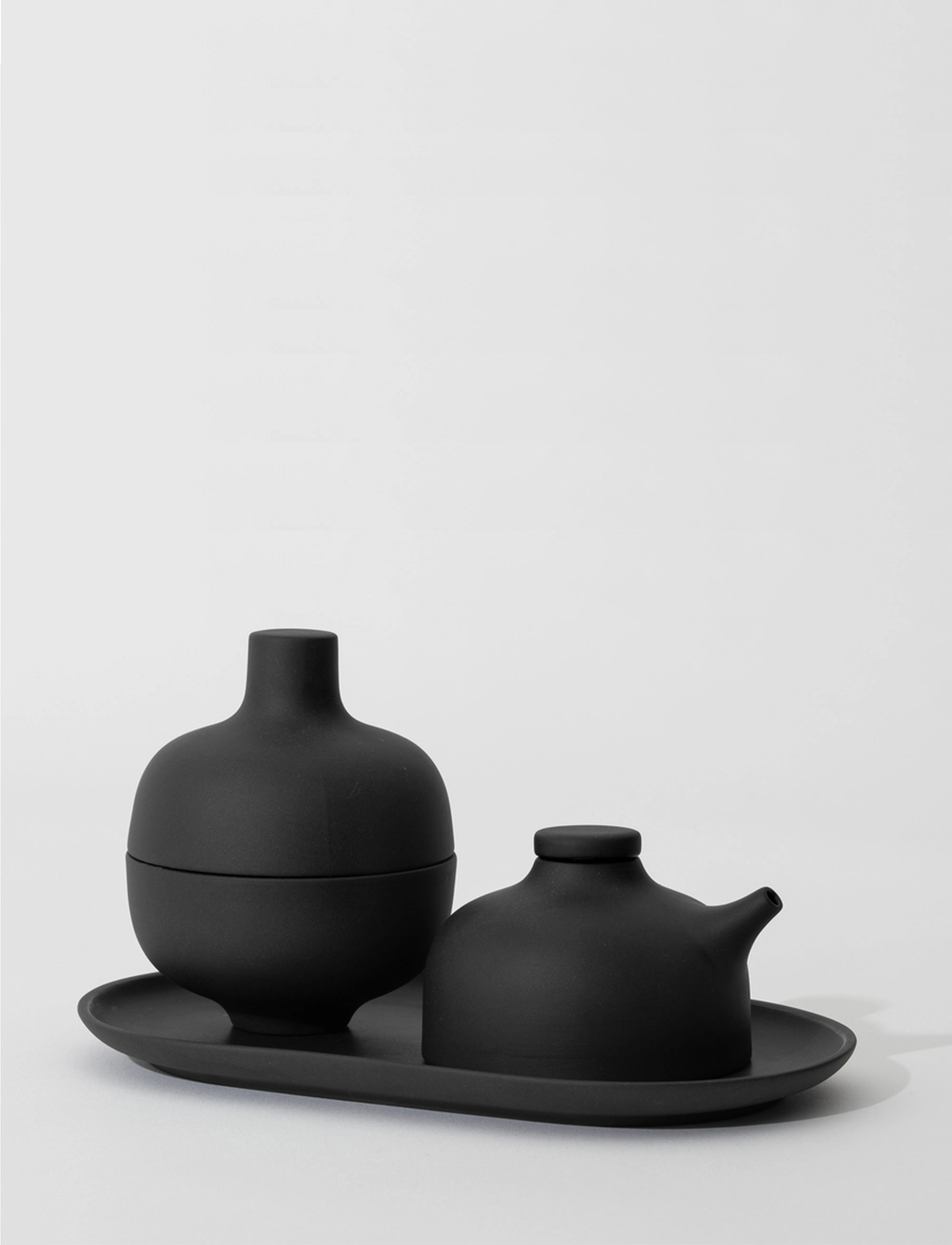 Design House Stockholm - Sand Soy Pot - mērces laivas un mērces katli - black - 3