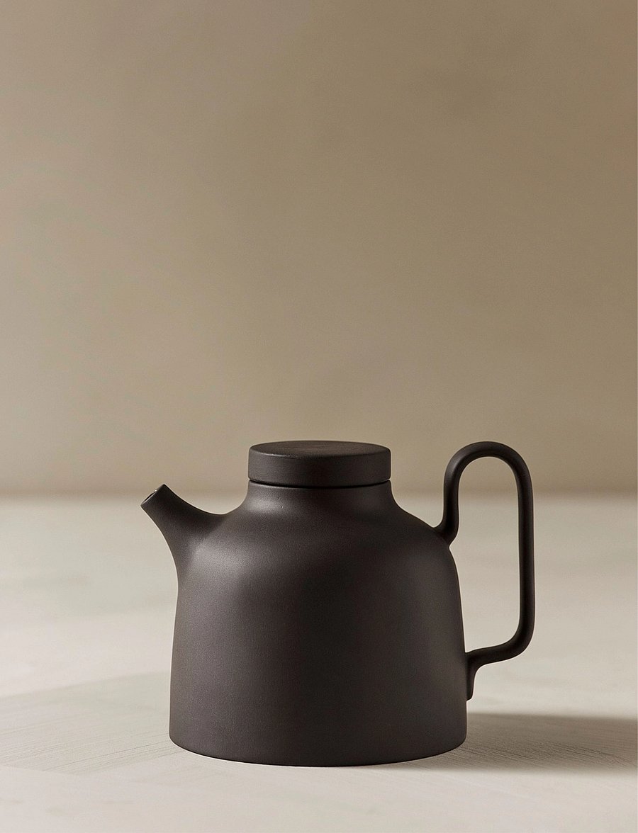 Design House Stockholm - Sand Tea Pot inc. Tea Strainer - teekannud - black - 2
