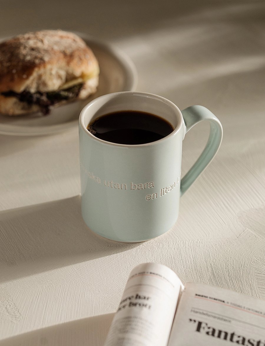 Design House Stockholm - Astrid Lindgren Mug 20 - kaffetassen - light green - 0