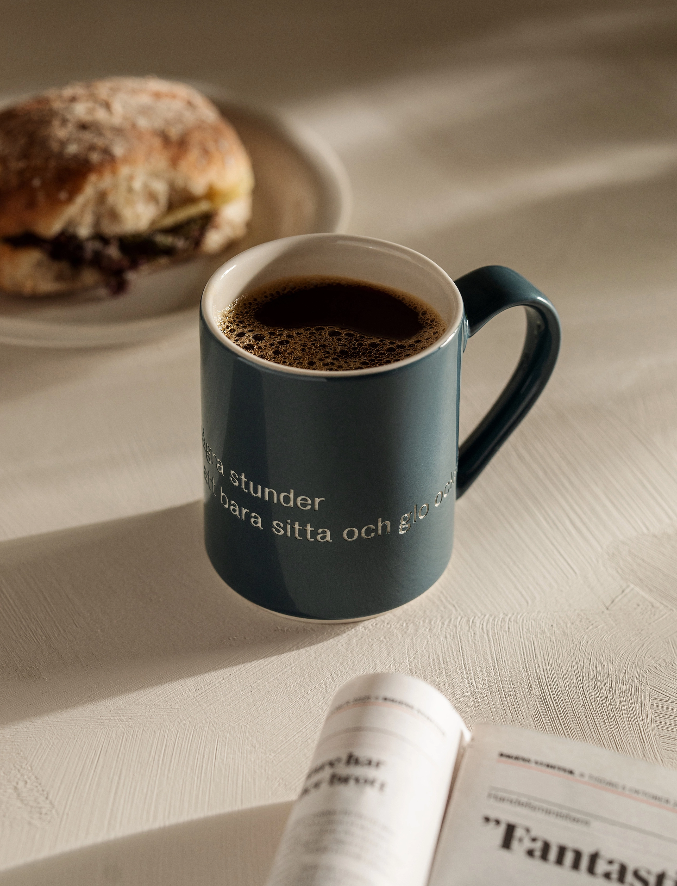 Design House Stockholm Astrid Lindgren Mug 21, 35 CL, Cups & Mugs, Blau - Coffee Cups, Homeware