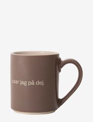 Design House Stockholm - Astrid Lindgren Mug 22 - laveste priser - brown - 0
