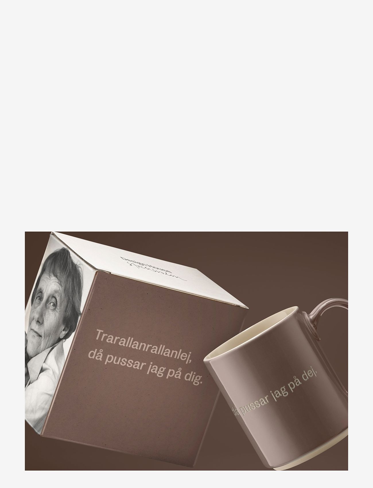 Design House Stockholm - Astrid Lindgren Mug 22 - mažiausios kainos - brown - 1