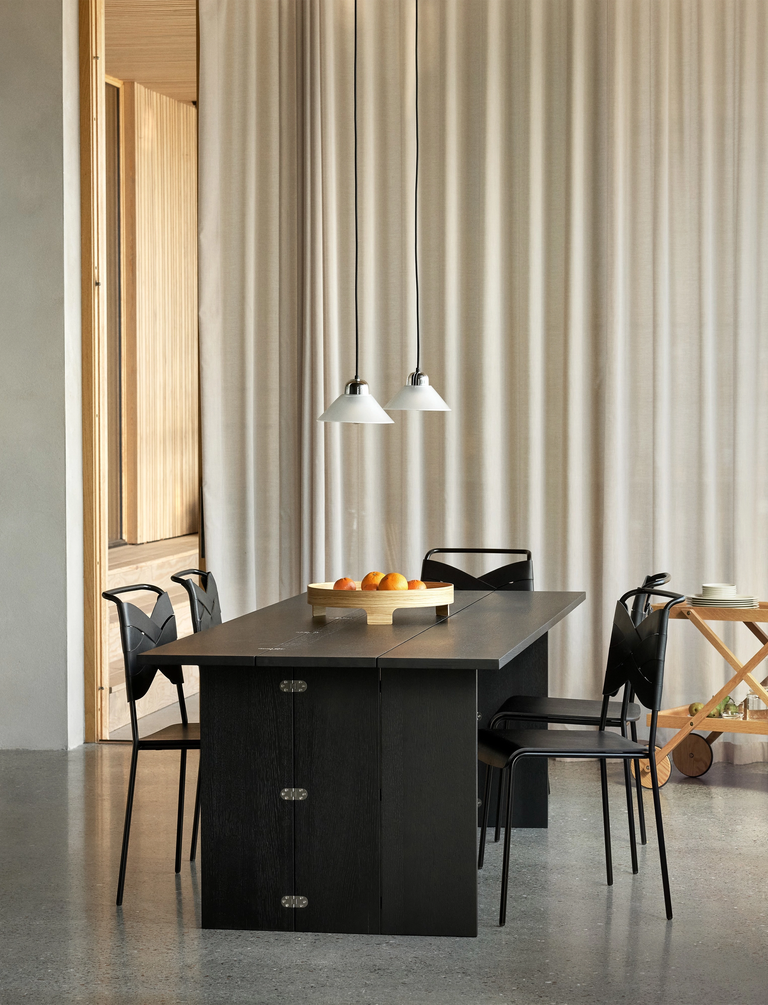 Design House Stockholm - Kalo Lamp - pendellampor - black cord - 2