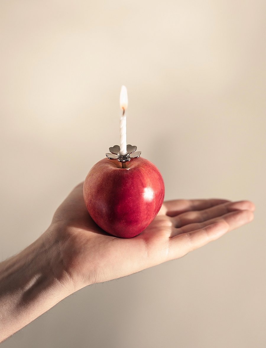 Design House Stockholm - Me to You Candle Holder 1-pack - kerzenständer - nickel - 4