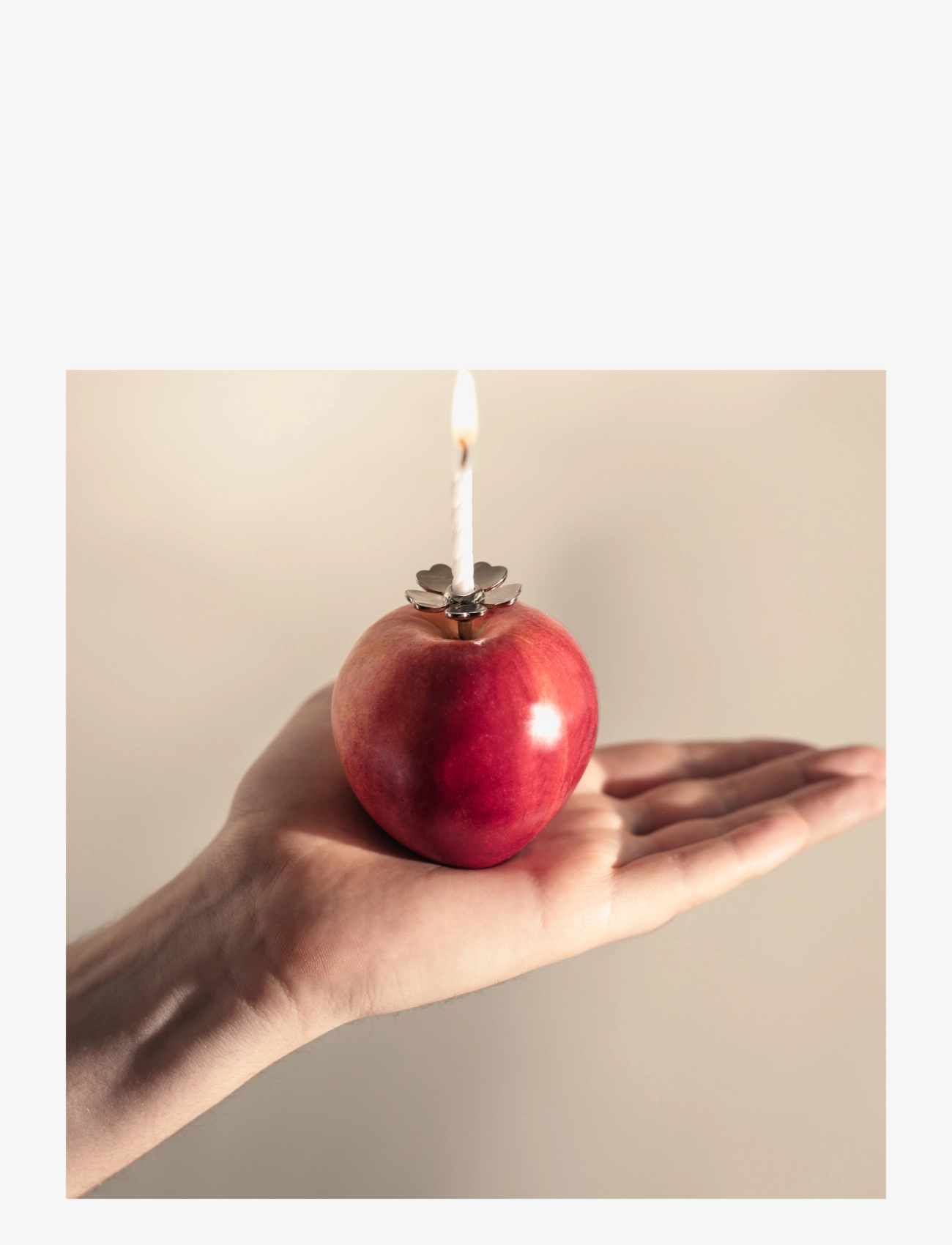 Design House Stockholm - Me to You Candle Holder 1-pack - chandeliers - nickel - 2