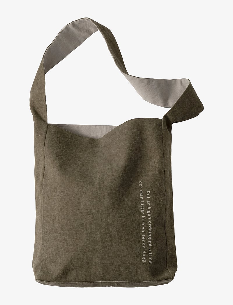 Design House Stockholm - Astrid Lindgren Tote bag - tote-stiilis kotid - olive - 1